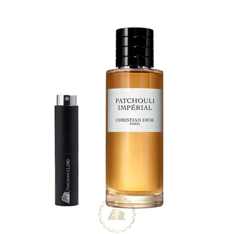 dior patchouli imperial sample